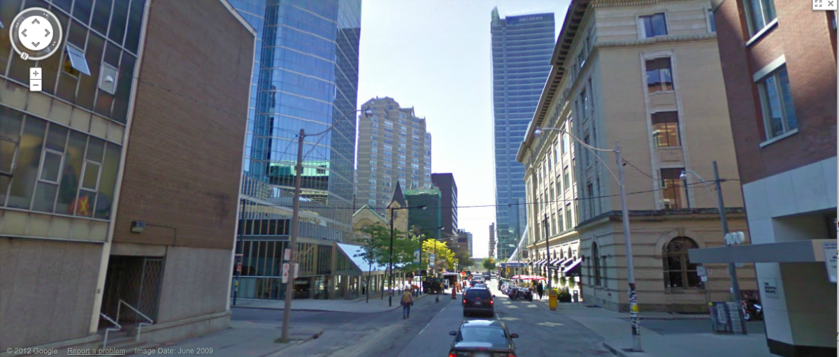 Simcoe St in Toronto