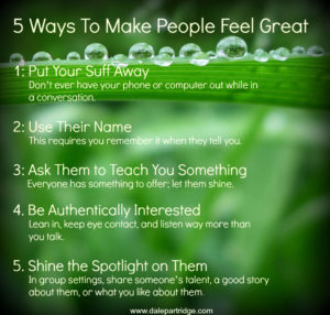 5 Ways To Make People Feel Great