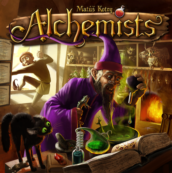 Alchemists board game box cover
