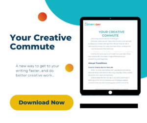 Creative commute download button
